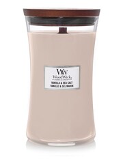Woodwick Cream Large Hourglass Sea Salt Candle - Image 2 of 2