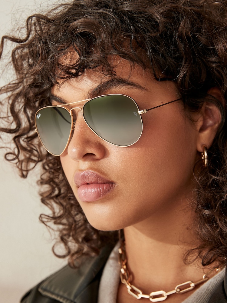 Ray-Ban Large Aviator Sunglasses - Image 1 of 14 Ray-Ban Large Aviator Sunglasses - Image 1 of 14