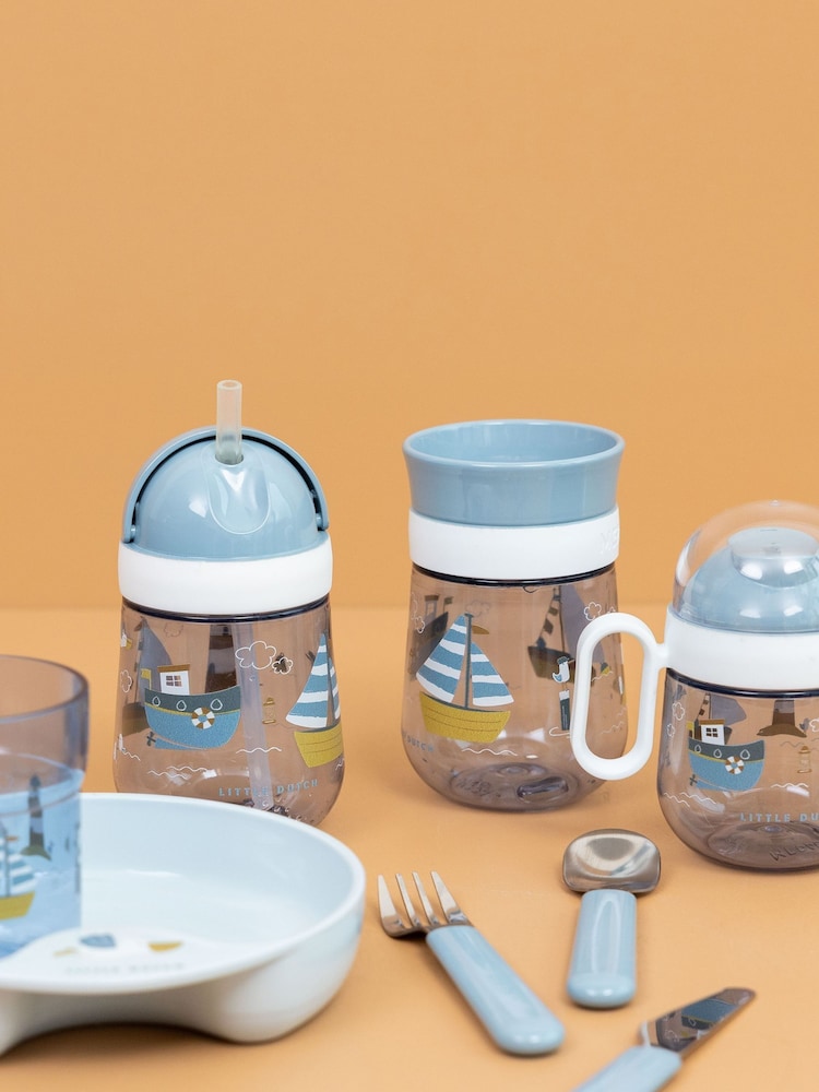 Little Dutch Blue Sailors Bay Mepal 360 Trainer Cup 300ml - Image 1 of 4