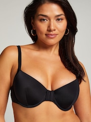 Hunkemöller Black Luxe Padded Bikini Top - Image 2 of 5