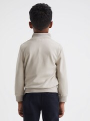 Reiss Stone Flintoff 3-9 yrs Funnel Neck Quilted Hybrid Jacket - Image 5 of 6