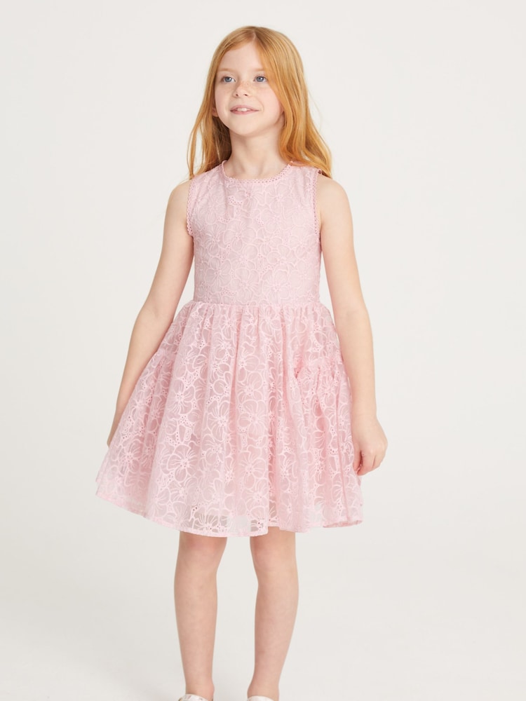 Pink - Baker By Ted Baker Organza-Kleid für besondere Anlässe - Bild 2 von 7