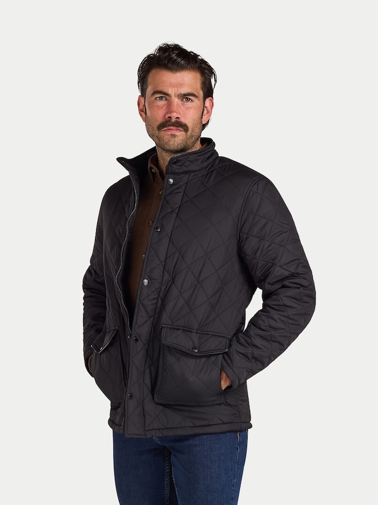 Raging Bull Quilted Black Jacket - Image 1 of 9 Raging Bull Quilted Black Jacket - Image 1 of 9