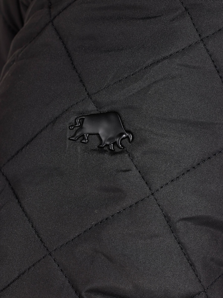 Raging Bull Quilted Black Jacket - Image 9 of 9 Raging Bull Quilted Black Jacket - Image 9 of 9