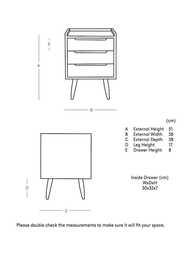 Swoon Oak Southwark Bedside Table - Image 7 of 7