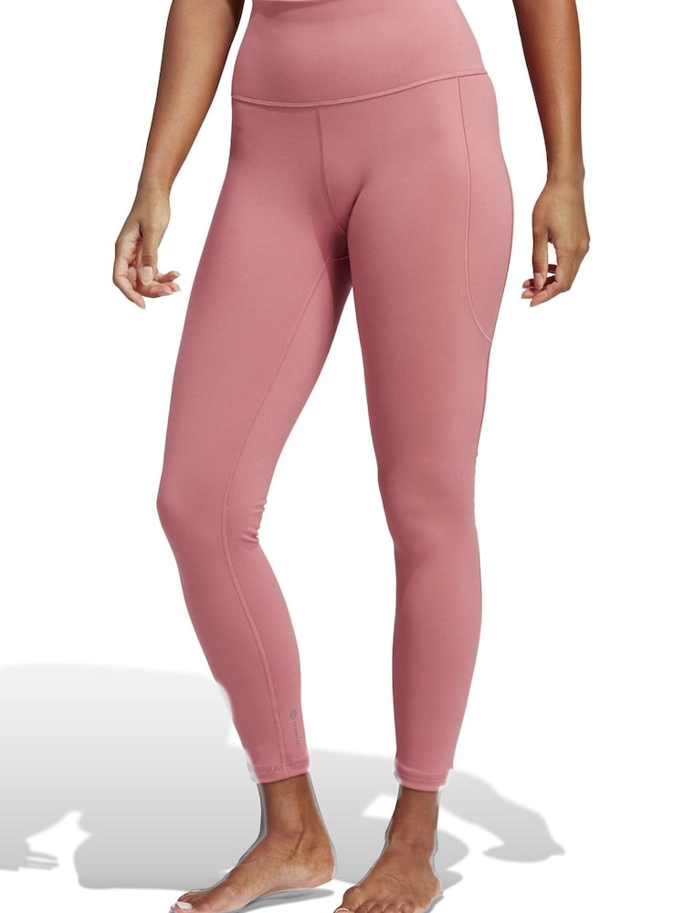 adidas Pink Short 7/8 Tights - Image 2 of 6