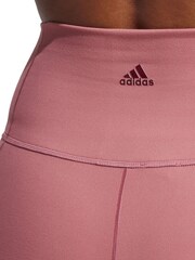 adidas Pink Short 7/8 Tights - Image 5 of 6