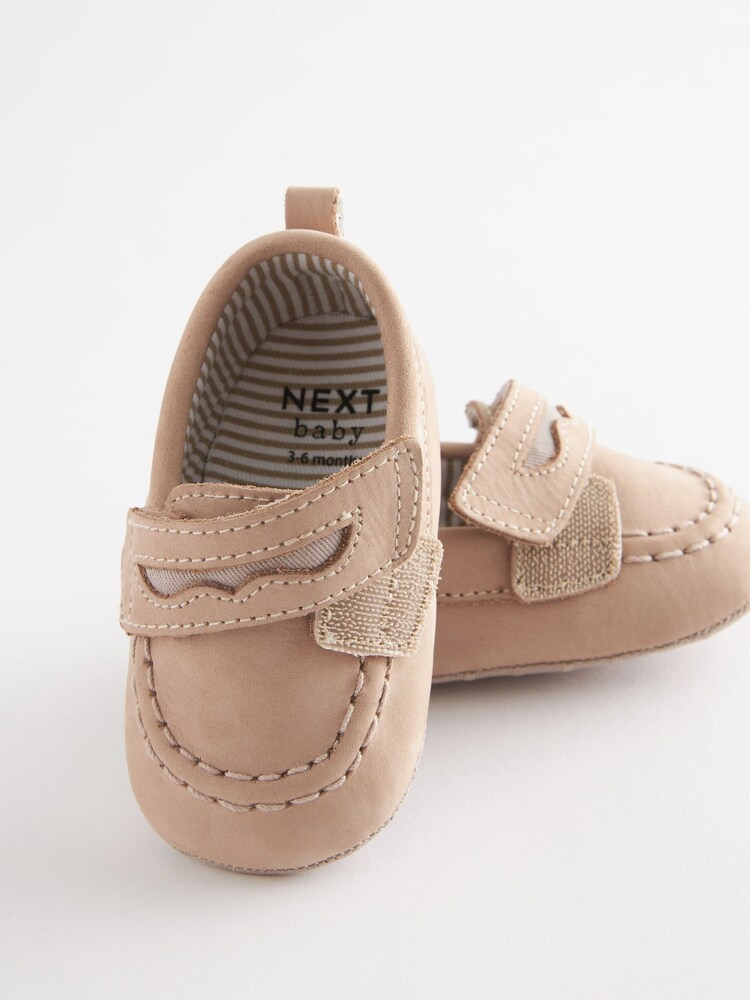 Natural Pram Moccasin Baby Shoes (0-24mths) - Image 3 of 4