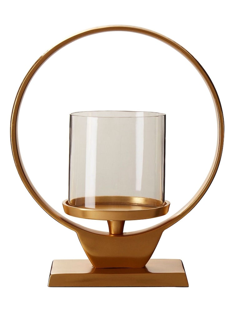 Fifty Five South Natural Gold Candle Holder - Image 2 of 4