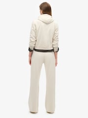Superdry Cream Athletic Essentials Low Rise Flare Joggers - Image 2 of 5