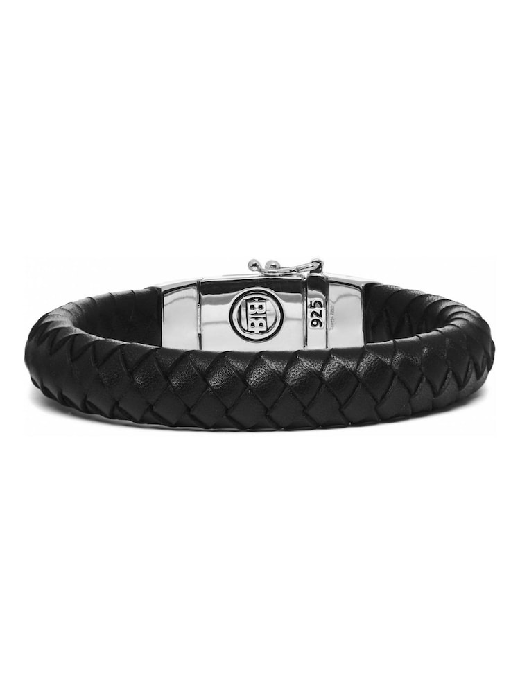 Buddha To Buddha Gents Ben Black Leather, Beads And Cords Bracelet - Image 2 of 4