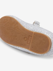 Silver Glitter Wide Fit (G) Mary Jane Shoes - Image 6 of 6