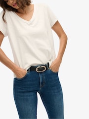Superdry Blue Mid Rise Flare Jean - Image 3 of 8