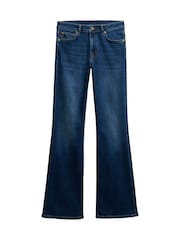 Superdry Blue Mid Rise Flare Jean - Image 6 of 8