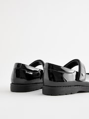 Black School Gem Mary Jane Shoes - Image 3 of 5