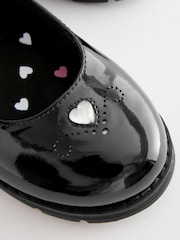 Black School Gem Mary Jane Shoes - Image 5 of 5