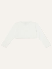 Naravni - Monsoon dojenček Supersoft faux krzno ovratnik pletena jopa - Slika 2 iz 3