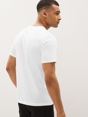Converse White 100% Cotton Classic T-Shirt - Image 2 of 4