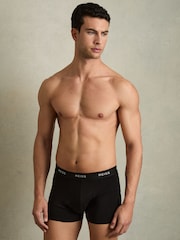 Reiss Multi Heller Three Pack of Organic Cotton Blend Boxers - Image 2 of 10