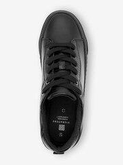 Schwarz - Signature Lederturnschuhe mit dicker Sohle - Bild 7 von 10