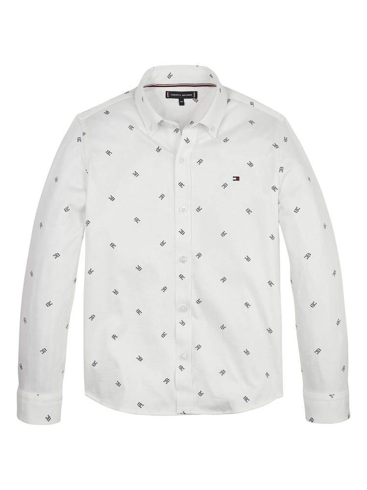 Tommy Hilfiger White Jersey Shirt - Image 1 of 2