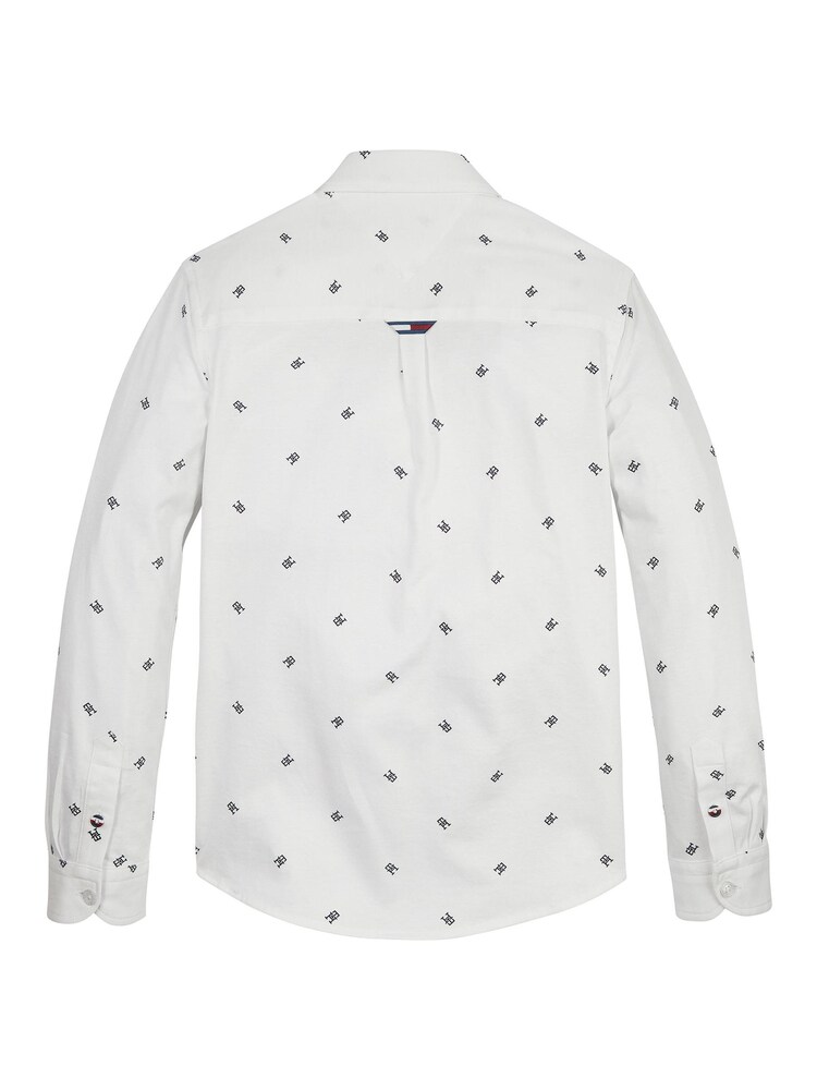 Tommy Hilfiger White Jersey Shirt - Image 2 of 2