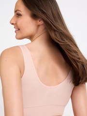 Black/Pink Maternity Nursing Wrap Cross-Over Seamfree Bras 2 Pack - Image 3 of 8