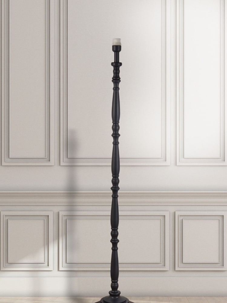 Searchlight Grey Lumi Candlestick Floor Lamp Base - Image 1 of 4 Searchlight Grey Lumi Candlestick Floor Lamp Base - Image 1 of 4