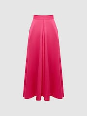Reiss Pink Ruby Occasion Maxi Skirt - Image 2 of 5