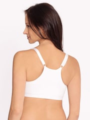 JoJo Maman Bébé White Cotton Rich Seamless Maternity & Nursing Bra - Image 3 of 3