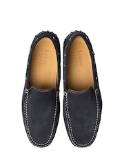 Loake Donington Nubuck Driving Moccasin Shoes - Image 3 of 3