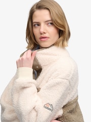 Superdry Brown Super Soft Mash Up Half Zip Sweat Top - Image 5 of 8