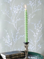 Laura Ashley Brown Medium Pressed Glass Candle Holder - Image 1 of 4