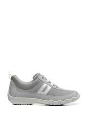 Hotter Grey Wide Fit Leanne II Lace-Up Trainers - Image 1 of 4