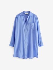 Blue/White Leaf Beach Shirts 2 Pack - Image 5 of 7