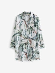 Blue/White Leaf Beach Shirts 2 Pack - Image 6 of 7