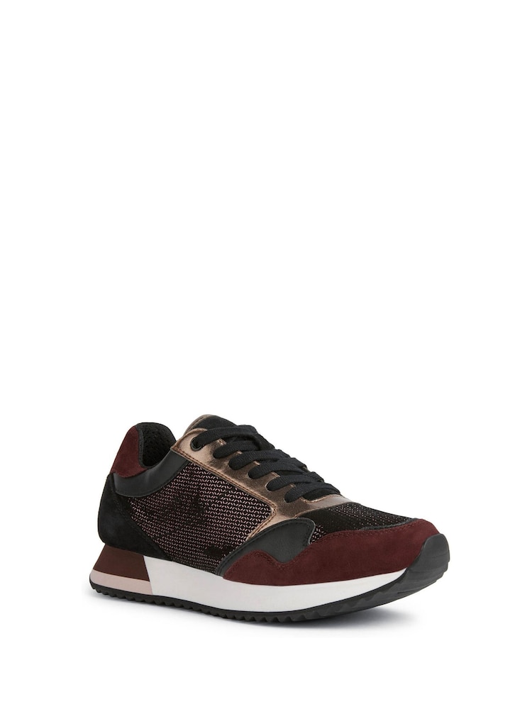 Geox Womens Black Doralea Trainers - Image 2 of 6