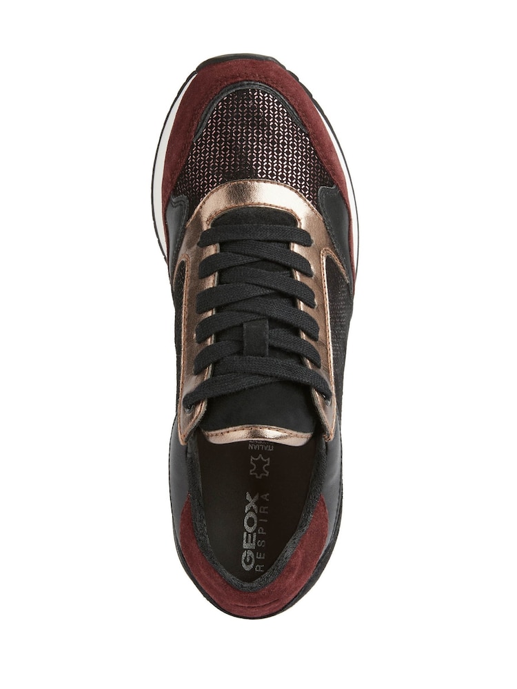 Geox Womens Black Doralea Trainers - Image 5 of 6