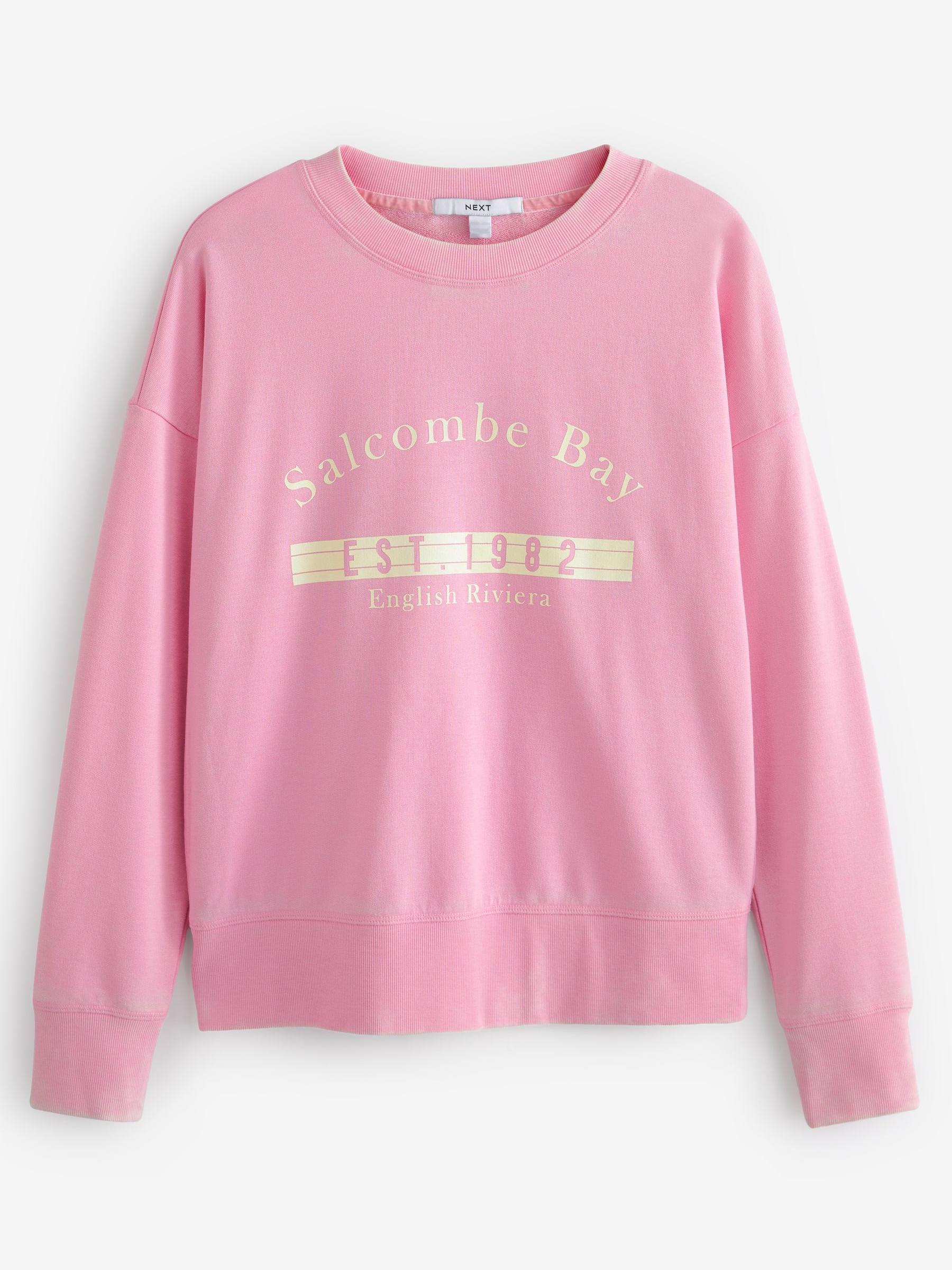 Next pink sweatshirt clearance
