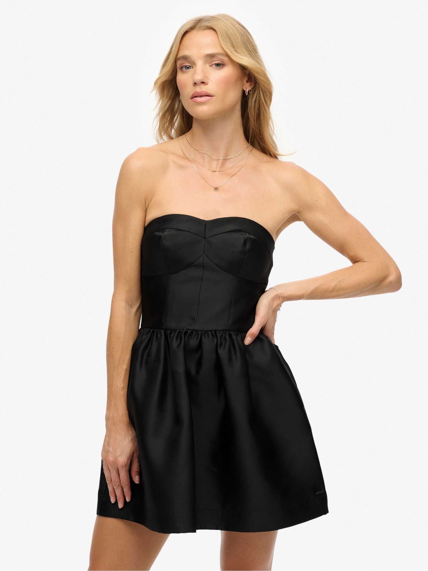 Buy Superdry Black LBD Corset Cami Mini Dress from the Next UK