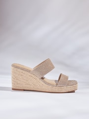 Rose Gold Forever Comfort® Wedge Mules - Image 2 of 5