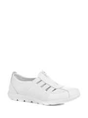 Pavers White Ladies Wide Fit Casual Slip-On Shoes - Image 2 of 5