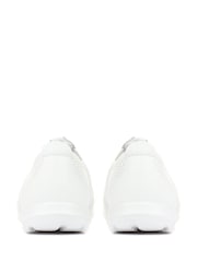 Pavers White Ladies Wide Fit Casual Slip-On Shoes - Image 3 of 5