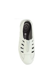 Pavers White Ladies Wide Fit Casual Slip-On Shoes - Image 4 of 5