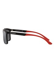 Emporio Armani Sonnenbrille mit rechteckiger Fassung, Schwarz - Bild 11 von 12