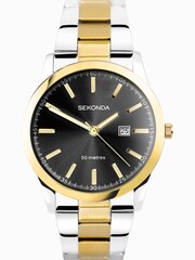 Sekonda Mens Two Tone Stainless Steel Bracelet Watch - Image 1 of 5