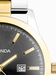 Sekonda Mens Two Tone Stainless Steel Bracelet Watch - Image 4 of 5