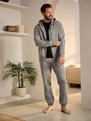 Pale Grey Cuffed Joggers - Image 2 of 9