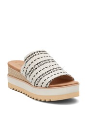Кремовый/черный - Сандалии на танкетке TOMS Diana - Image 2 of 6