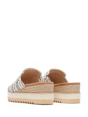 Кремовый/черный - Сандалии на танкетке TOMS Diana - Image 4 of 6